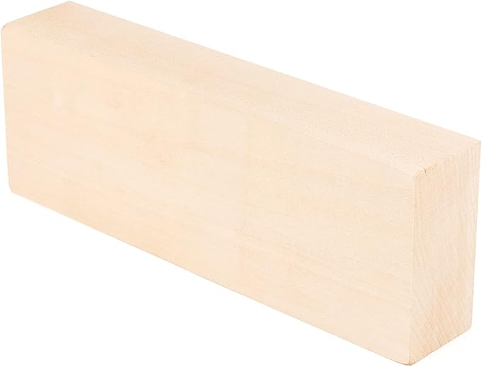 SOUJAP 2 Pack 10 x 3.5 x 1.7 Inch Basswood Carving Blocks, Unfinished Wood - Image 4