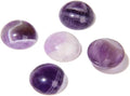 20pcs 12mm Natural Stone No Hole Amethyst Semicircle Smooth Cabochons Beads by 2TTFishoo