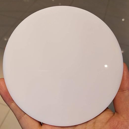 Set of 20 White Acrylic Discs, 1/8" Thick Round White Circle Blanks 4.5'' - Image 2