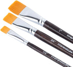 Transon Flat Paint Brush Set 3pcs - Image 6