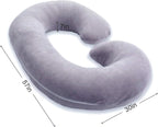 1 MIDDLE ONE Pregnancy Pillow, C Shaped Full Body Pillow - Image 2