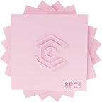 8 Pack Pre-Painted Colored Plywood Sheets, 8 Colors Mixed Basswood, DIY Crafts by Creatorally