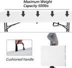 FDW Folding Half Portable Foldable Table - Image 4