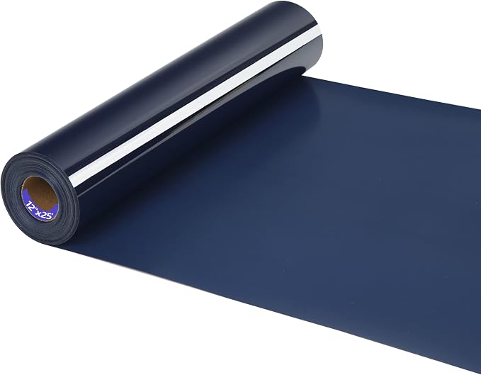HTV Iron on Vinyl 12Inch by 25ft Roll HTV Heat Transfer Vinyl by HTVVETUR