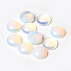 20pcs 4mm Natural Stone No Hole Opal Semicircle Smooth Cabochons Beads Healing - Image 2