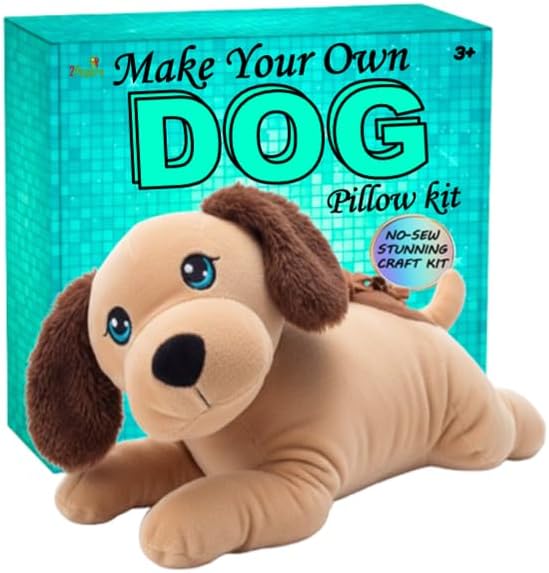 2Pepers Create Your Own Best Friend: DIY No-Sew Plush Dog Craft Kit by 2Pepers