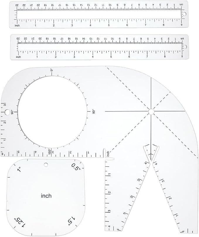 PH PandaHall 4pcs Boxy Bag Making Templates by PHPandaHall