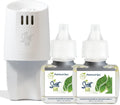 Scent Fill 100% Natural Patchouli Spa Plug in Air Freshener, Scented Oil Refills, 2 Refills + Diffuser