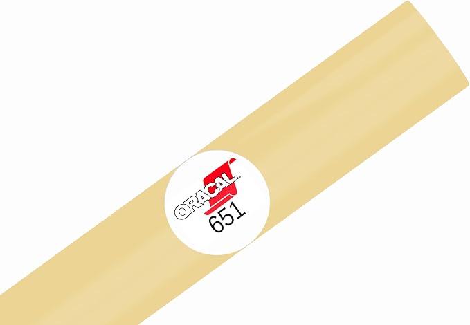 ORACAL 651 Glossy Permanent Vinyl 12 Inch x 15 Feet by Orafol
