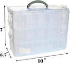 Sooyee 3-Layer Things & Crafts Storage Box, Large | 30 Adjustable Compartments - Image 8
