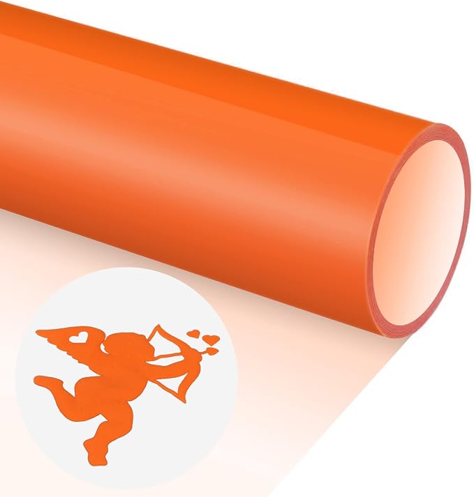 TransWonder 3D Puff Vinyl Heat Transfer Orange by TransWonder