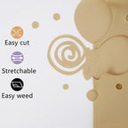 guangyintong Soil Golden Heat Transfer Vinyl HTV Rolls - Image 3