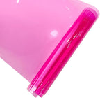 HYANG DeepPink Transparent PVC Super Clear Holographic Vinyl Faux Leather - Image 5