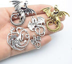 100g Craft Supplies Mixed Flying Dragon Charms Pendants Beads Charms Pendants - Image 5