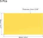 MECCANIXITY EVA Foam Sheets Gold Yellow 35.4 Inch x 19.7 Inch 2mm Thick Crafts - Image 2