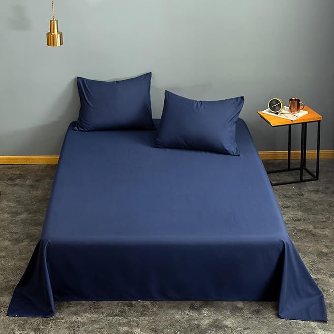 Microfiber Queen Bedding Flat Sheet, Ultra Soft and Wrinkle, Stain Resistant - Image 4