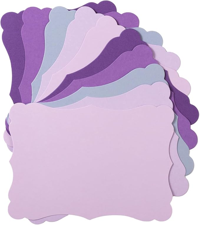 50 Pack Blank Kraft Greeting Cards, 5 Colors, 4x6IN | Thick Cardstock Paper by Homtable