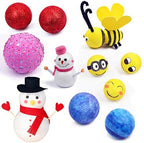 Crafare 2 Inch Foam Balls for Crafts White Polystyrene Craft Foam Balls 32Pack - Image 4