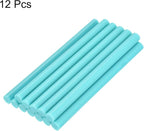 uxcell Mini Hot Glue Sticks for Glue Gun 7mm x 200mm Light Blue 12pcs - Image 3