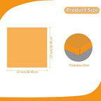 2 Pack 12'' x 12'' Translucent Orange Acrylic Sheet, 3mm Thick Acrylic Plastic - Image 2