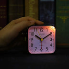 Peakeep Small Battery Operated Analog Travel Alarm Clock Silent No Ticking - Image 5