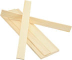 MECCANIXITY 10Pcs Wood Strips Slats, 5/32" x 1‑1/4" x 12" Thin Wood Sticks Flat by MECCANIXITY