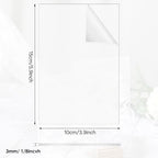 10 Pack Clear Acrylic Sheet 4" x 6" Cast Plexi Glass Panel 1/8" Thick High - Image 2
