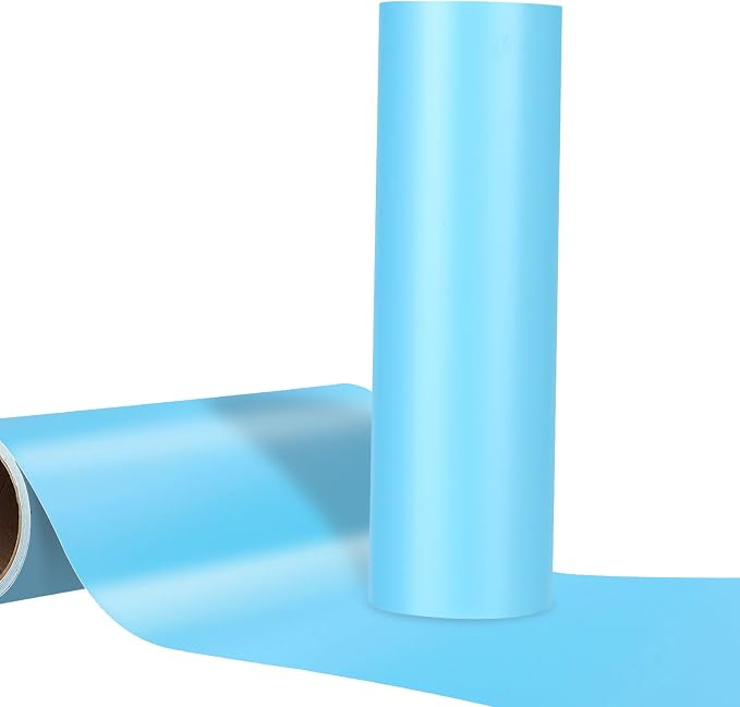 WRAPXPERT Blue Permanent Vinyl, Matte Light Blue Vinyl by WRAPXPERT