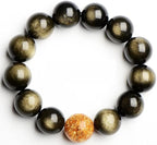 Zenkeeper 116 Pcs Gold Sheen Obsidian Beads - Image 5