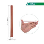 MECCANIXITY 12 Pcs Brown Red Cylinder Sealing Wax Stick Glue Gun Wax Seal Rod - Image 2