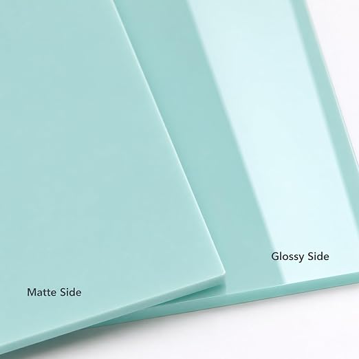 Macaron Pastel Cast Acrylic Sheets 12x12 1/8" | Dual finish matte & glossy cast - Image 3