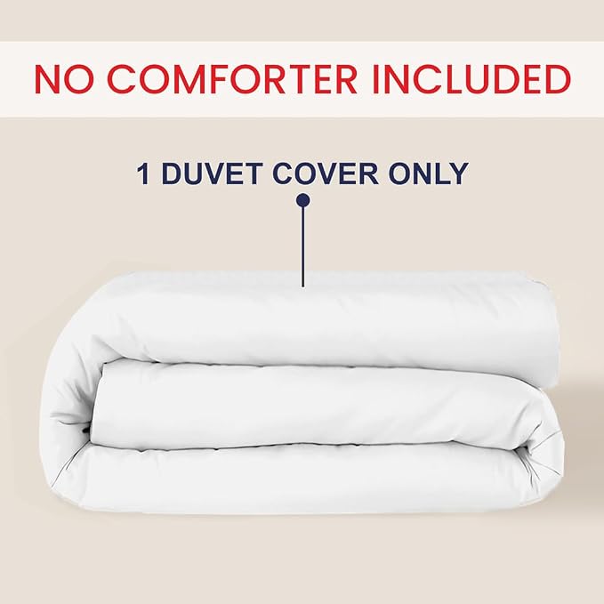 Kotton Culture 1 Pc California King Duvet Cover Only-100% Egyptian Cotton 600 - Image 2