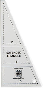 EZ Quilting 8829477 Acrylic Kite Quilting Template Set, Sizes 2.75" x 4.75" - Image 6