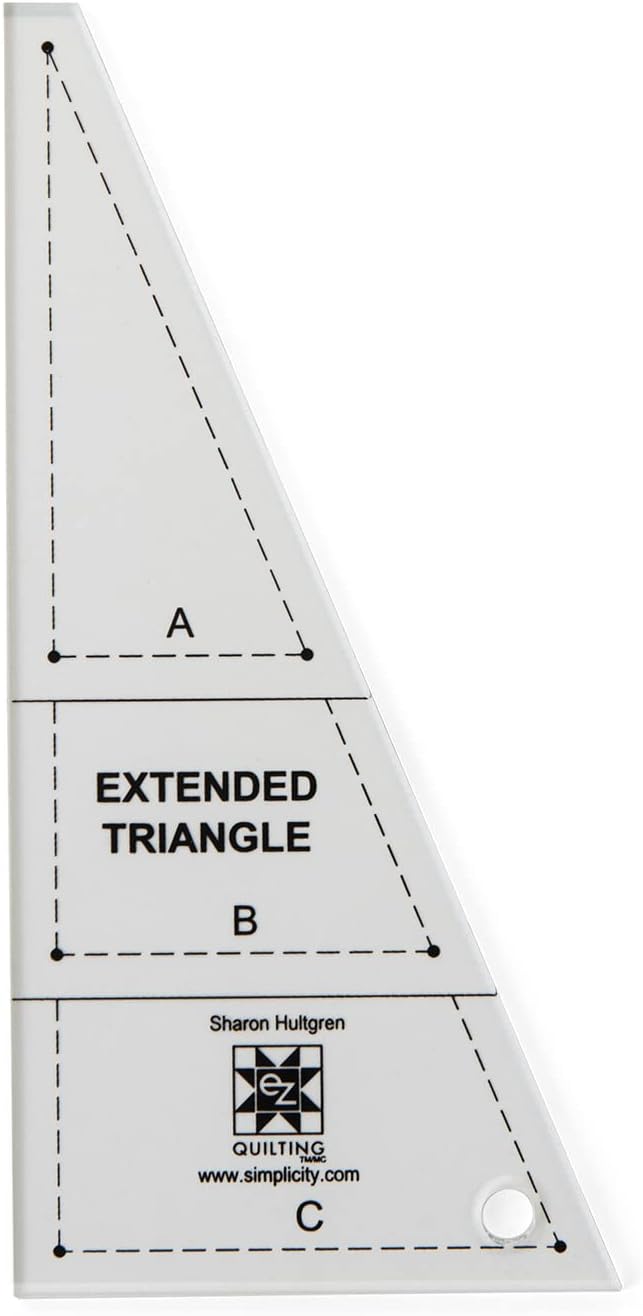 EZ Quilting 8829477 Acrylic Kite Quilting Template Set, Sizes 2.75" x 4.75" - Image 6