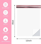 Pink Heat Transfer Vinyl Roll, Soft Metallic Foil HTV - Image 2