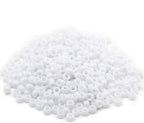 Gxueshan 1000 Pcs Acrylic White Pony Beads 6x9mm Bulk - Image 9