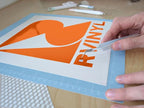 3M Bright Orange Cast Adhesive Vinyl 12in x 5ft - Image 4