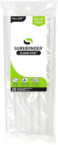 Surebonder Full Size 10-Inch Clear All Purpose Hot Glue Sticks by Surebonder
