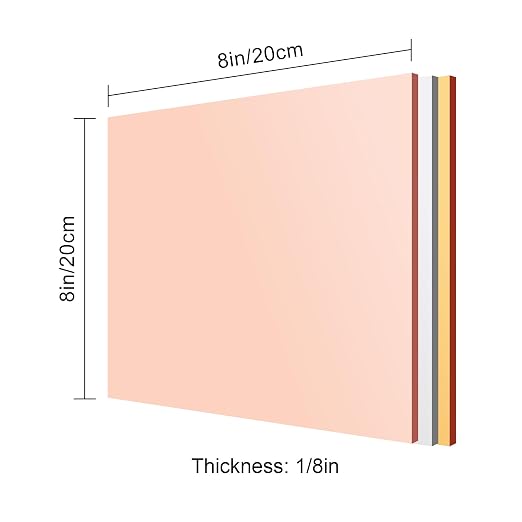 3 Pack - Gold, Rose Gold, 3 Pieces | 1/8" Thick Reflective Acrylic - Image 6