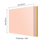 3 Pack - Gold, Rose Gold, 3 Pieces | 1/8" Thick Reflective Acrylic - Image 6