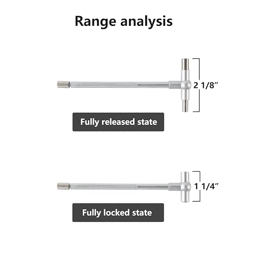 Beslands 6 Pc Telescoping Gage Set, T-Bore Hole Gauges, High Precision - Image 2