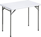 Folding Table 3ft Rectangular All-Occasion Plastic Folding Event Table by OutdoorOasisFurniture