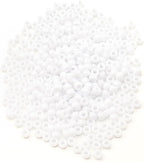 Gxueshan 1000 Pcs Acrylic White Pony Beads 6x9mm Bulk - Image 10