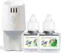 Scent Fill Eucalyptus Spearmint Plug in Air Freshener, Scented Oil Refills, 2 Refills + Diffuser