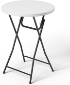 Folding Table, 32 Inch Foldable Cocktail Bar, High Top Round Folding Tables No by FoldingFurniture