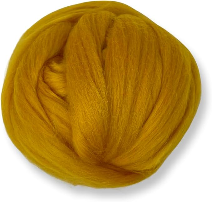 Revolution Fibers Dyed Corriedale Wool | 8.2 Ounces of Premium Combed Wool Top - Image 5