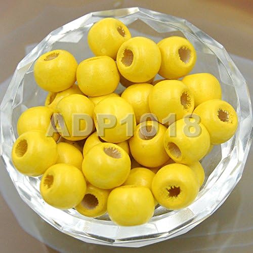 AD Beads Wood Spacer Loose Wooden Craft Beads Big Hole Beads Assorted - Image 2