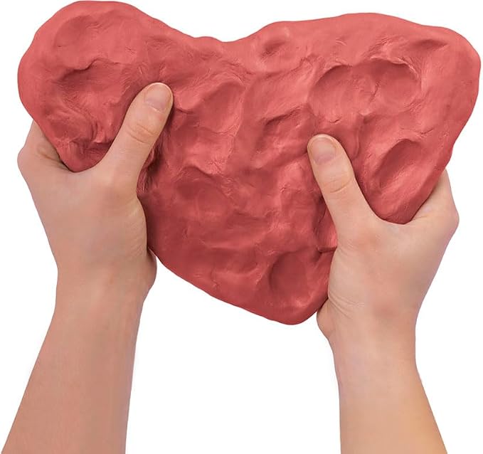Jovi - Air Dry Clay, 3 x 1.1 lb, Terracotta Color, Total of 3.3 lb | Pottery - Image 5