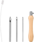 5pcs Punch Needle Kit, Punch Needle Tool Includes 2/3/4mm Metal Punch Needle by NQEUEPN