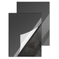 12x16 Inches Black Mirror Acrylic Sheet – 2 Pcs Reflective Acrylic Panel by SAKRNIC